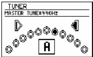 TUNER MASTER TUNE=440Hz