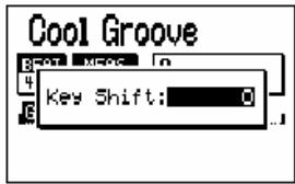 Cool Groove BOUT MEOG 0 4 Key Shift: 0..1