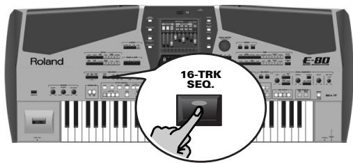 ROLAND E-80 - Using the 16-track Sequencer - 1