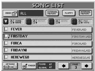 ROLAND E-80 - Song Options - 1
