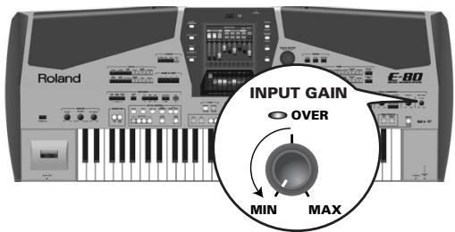 ROLAND E-80 - Setting up - 3