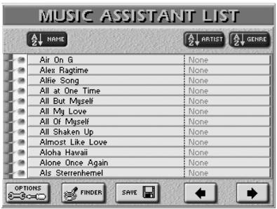ROLAND E-80 - Editing Music Assistant registrations - 2