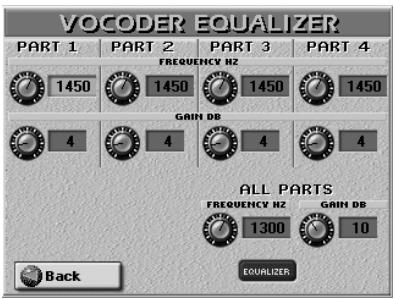 ROLAND E-80 - If you press the EQUALIZER field... - 1