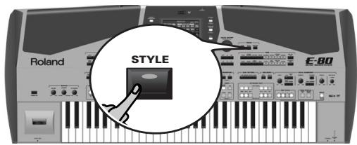 ROLAND E-80 - Style Finder: quickly locating Styles - 1