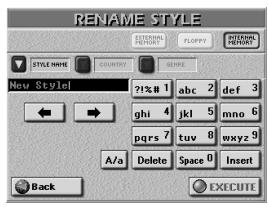 ROLAND E-80 - Rename functions - 8