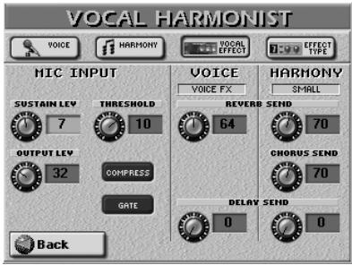 ROLAND E-80 - Mixing Vocal Harmonist signals - 2