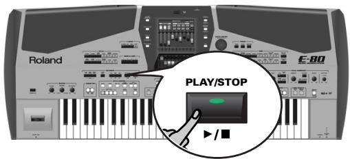 ROLAND E-80 - Example 2: Adding tracks - 5