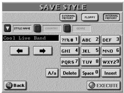 ROLAND E-80 - Saving a Style with a COVER alteration - 2