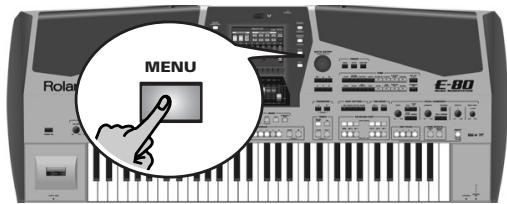ROLAND E-80 - User Program Recall - 1