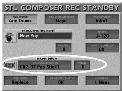 ROLAND E-80 - ■Drum Instrument & Pitch - 1