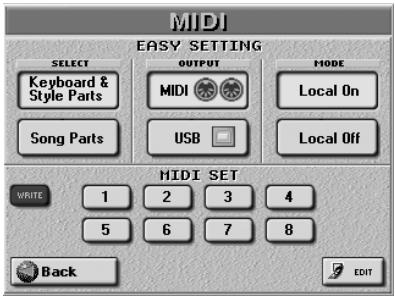 ROLAND E-80 - Writing a MIDI Set - 1