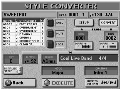 ROLAND E-80 - Initializing the Style RAM memory - 2