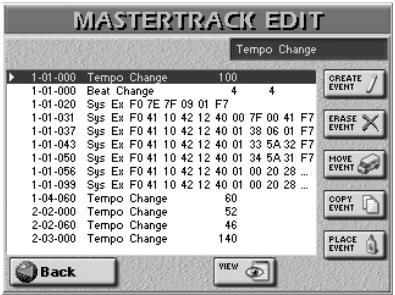 ROLAND E-80 - Editing the Master Track - 3