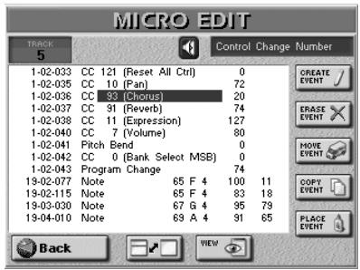 ROLAND E-80 - Press the DATA ENTRY ▶ button to select the (first) value. - 1