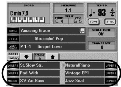 ROLAND E-80 - Selecting sounds from an SRX expansion board - 2