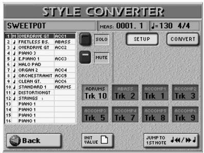 ROLAND E-80 - Using the Style Converter - 3