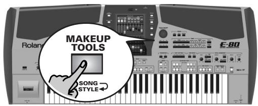 ROLAND E-80 - General procedure - 1