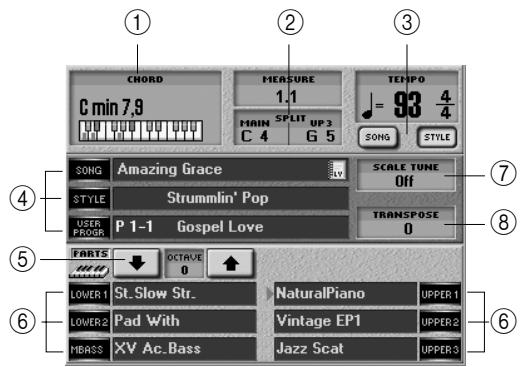 ROLAND E-80 - The main page - 1