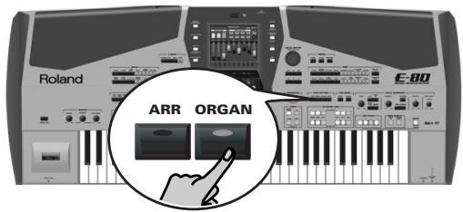 ROLAND E-80 - Using the Harmonic Bars - 1