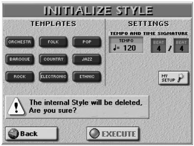ROLAND E-80 - Clearing the RAM memory (Initialize Style) - 1