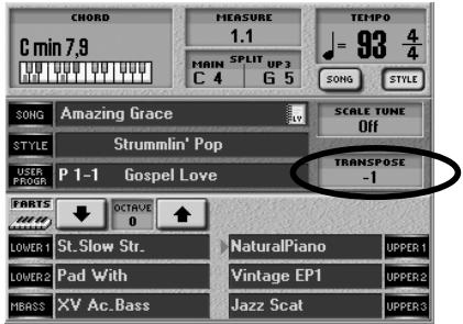 ROLAND E-80 - Transposition - 2