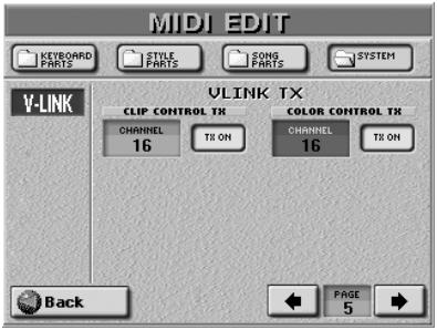 ROLAND E-80 - If you select the V-Link part - 1