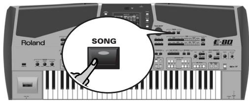ROLAND E-80 - Playing back songs (Standard MIDI Files) - 1