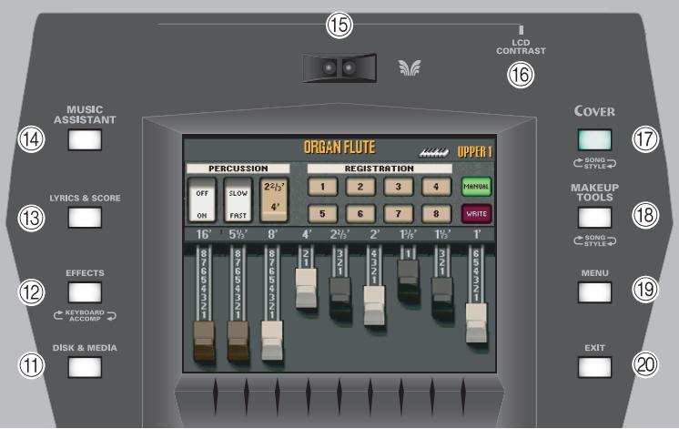 ROLAND E-80 - ⑩ STYLE CONTROL section - 1