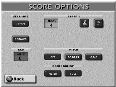 ROLAND E-80 - Press the OPTIONS button. - 1