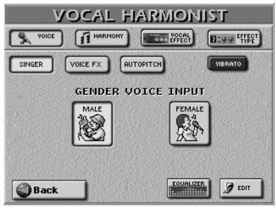 ROLAND E-80 - Singer settings - 1