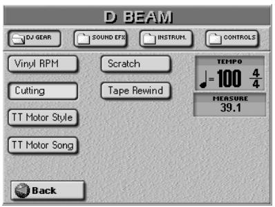 ROLAND E-80 - D Beam functions - 1