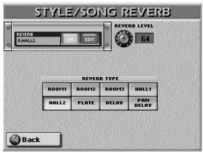 ROLAND E-80 - Reverb for Style/Song instruments - 1