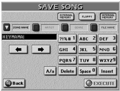 ROLAND E-80 - Saving your song - 1