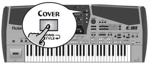 ROLAND E-80 - Using the Song Cover function - 1