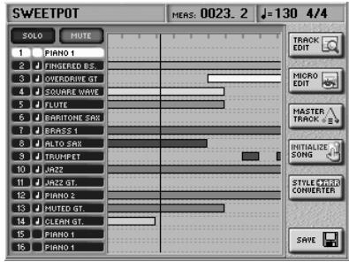 ROLAND E-80 - Using the 16-track Sequencer - 2