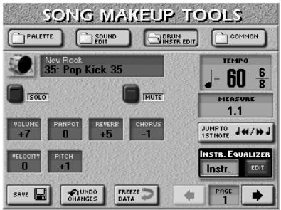 ROLAND E-80 - DRUM INSTR EDIT - 1