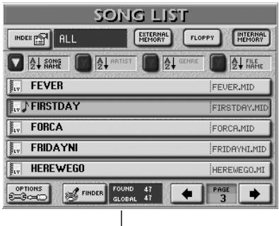 ROLAND E-80 - Working with the Song Finder - 4