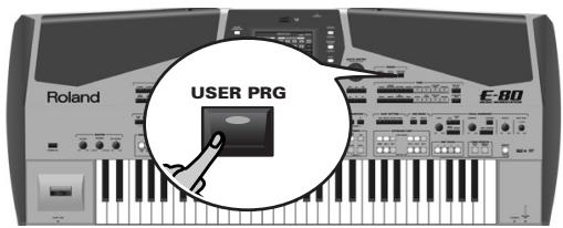ROLAND E-80 - Working with the User Program Finder - 1