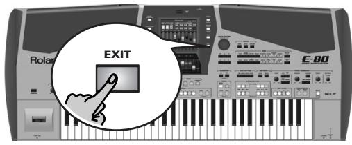 ROLAND E-80 - ■ Using a "beat box" with the organ - 1