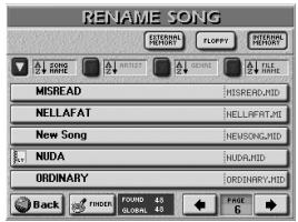 ROLAND E-80 - Rename functions - 3