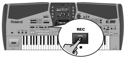 ROLAND E-80 - Example 2: Adding tracks - 3