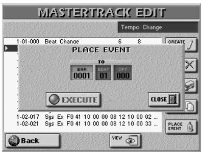 ROLAND E-80 - ■PLACE EVENT - 1