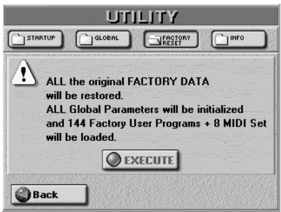 ROLAND E-80 - Initializing the E-80 (Factory Reset) - 1