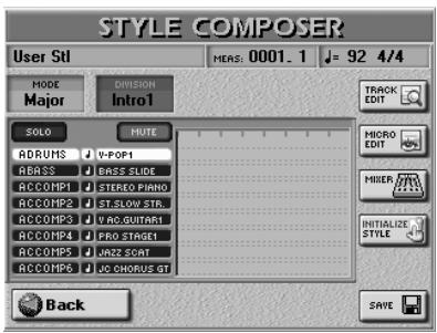 ROLAND E-80 - Press the EXECUTE field. - 1
