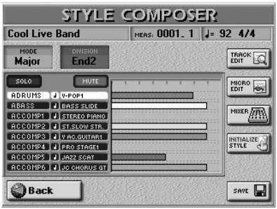 ROLAND E-80 - Editing individual Style events (Style Micro Edit) - 3