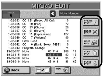 ROLAND E-80 - Other edit operations - 1