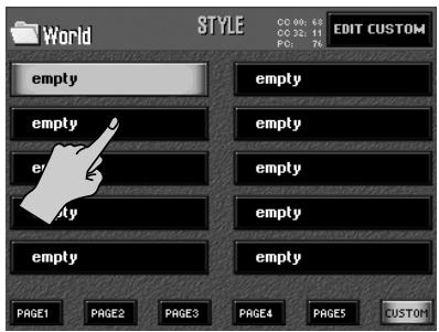 ROLAND E-80 - ■Selecting CUSTOM Style memories - 4