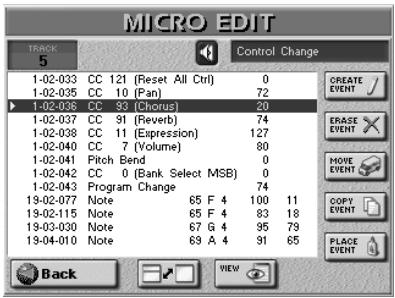 ROLAND E-80 - Editing song data using Microscope Edit - 3