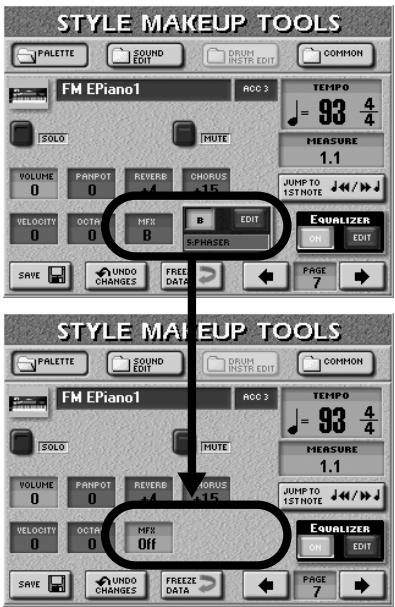 ROLAND E-80 - ■ MFX - 1