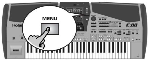 ROLAND E-80 - Procedure for selecting these pages - 1